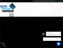 Tablet Screenshot of eurodesignremodel.com